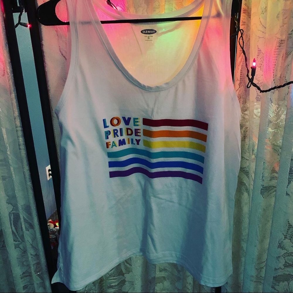 Love pride family old navy tank